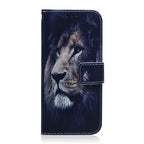Lion Pattern Coloured Drawing Horizontal Flip Leather Case for Asus Zenfone 5z ZS620KL / Zenfone 5 ZE620KL, with Holder & Card Slots & Wallet
