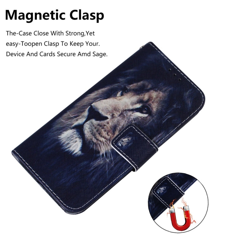 Lion Pattern Coloured Drawing Horizontal Flip Leather Case for Asus Zenfone 5z ZS620KL / Zenfone 5 ZE620KL, with Holder & Card Slots & Wallet