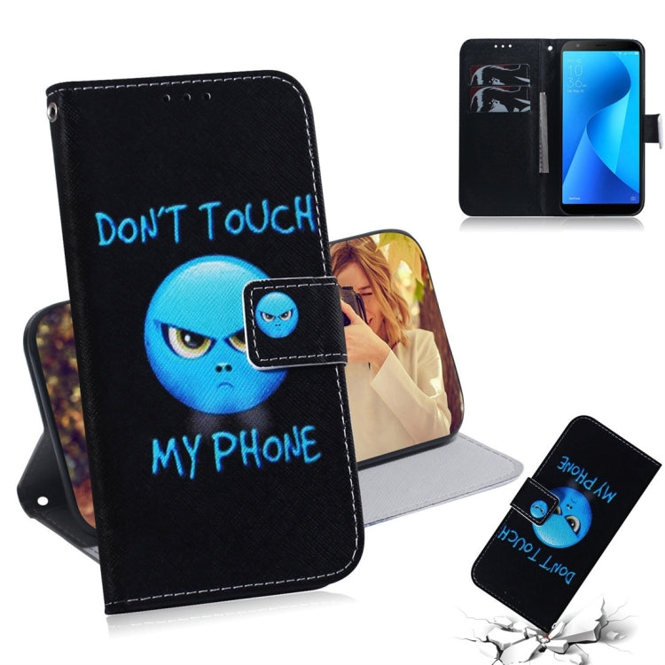 Anger Pattern Coloured Drawing Horizontal Flip Leather Case for Asus Zenfone Max Plus (M1) ZB570TL, with Holder & Card Slots & Wallet