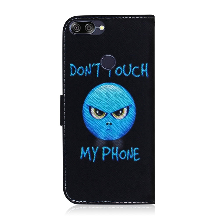 Anger Pattern Coloured Drawing Horizontal Flip Leather Case for Asus Zenfone Max Plus (M1) ZB570TL, with Holder & Card Slots & Wallet