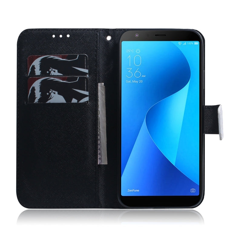 Anger Pattern Coloured Drawing Horizontal Flip Leather Case for Asus Zenfone Max Plus (M1) ZB570TL, with Holder & Card Slots & Wallet
