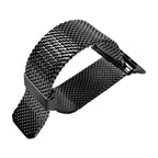 304 Stainless Steel Milanese Watch Band with Connector For Apple Watch Series 10 42mm / 9&8&7 41mm / SE 3&SE 2&6&SE&5&4 40mm / 3&2&1 38mm