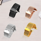 304 Stainless Steel Milanese Watch Band with Connector For Apple Watch Series 10 42mm / 9&8&7 41mm / SE 3&SE 2&6&SE&5&4 40mm / 3&2&1 38mm