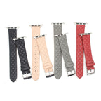 Rhombus Top Layer Cowhide Leather Watch Band For Apple Watch Ultra 49mm&Watch Ultra 2 49mm / Series 10 46mm / 9&8&7 45mm / SE 3&SE 2&6&SE&5&4 44mm / 3&2&1 42mm, For Apple Watch Ultra 49mm / Series 8&7 45mm / SE 2&6&SE&5&4 44mm / 3&2&1 42mm