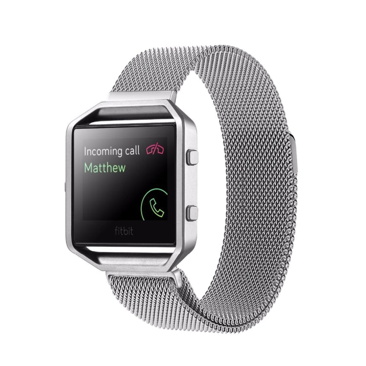 For Fitbit Blaze Watch Loop Magnetic Closure Clasp Stainless Steel Watchband — view 12