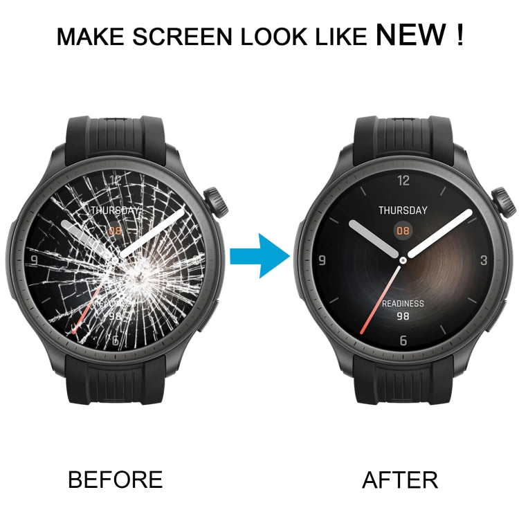 Original LCD Screen with Digitizer Full Assembly, For Amazfit Balance