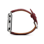 Denior Environmental Luxury Car Watch Leather Watch Band for Apple Watch Series 10 42mm / 9&8&7 41mm / SE 3&SE 2&6&SE&5&4 40mm / 3&2&1 38mm