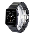 For Apple Watch Ultra 49mm&Watch Ultra 2 49mm / Series 10 46mm / 9&8&7 45mm / SE 3&SE 2&6&SE&5&4 44mm / 3&2&1 42mm Delicate Ceramics Wrist Watch Band