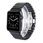 For Apple Watch Ultra 49mm&Watch Ultra 2 49mm / Series 10 46mm / 9&8&7 45mm / SE 3&SE 2&6&SE&5&4 44mm / 3&2&1 42mm Delicate Ceramics Wrist Watch Band