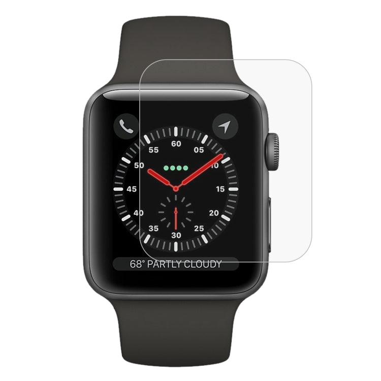 2 PCS ENKAY Hat-Prince for Apple Watch 42mm 0.2mm 9H Surface Hardness 2.15D Explosion-proof Tempered Glass Screen Film