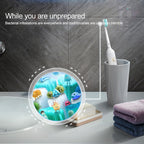 Ultraviolet Toothbrush Sterilizer Bathroom Wall-mounted Toothbrush Holder — Black