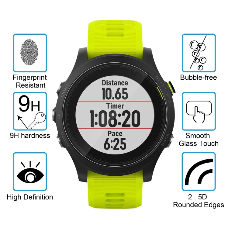 ENKAY Hat-Prince for Garmin Forerunner 935 Smart Watch 0.2mm 9H Surface Hardness 2.15D Explosion-proof Tempered Glass Full Screen Film
