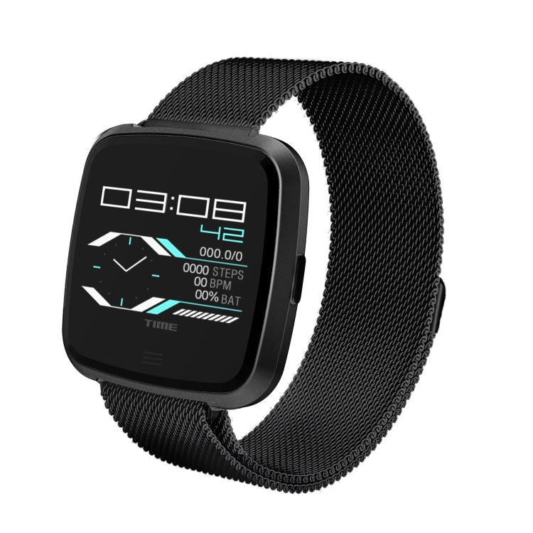 DTNO.1 G12 1.3 inches OLED Color Screen Smart Bracelet IP67 Waterproof, Steel Watchband, Support Call Reminder /Heart Rate Monitoring /Sedentary Reminder /Multi-sport Mode