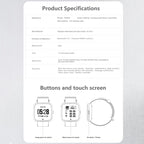 DTNO.1 G12 1.3 inches OLED Color Screen Smart Bracelet IP67 Waterproof, Steel Watchband, Support Call Reminder /Heart Rate Monitoring /Sedentary Reminder /Multi-sport Mode