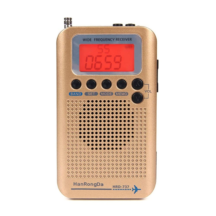 HRD-737 Portable Aircraft Band Radio Wide Frequency Receiver — view 10