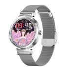 KC06 Women Menstrual Period Smart Watch Bracelet, Blood Pressure / Heart Rate Monitoring, Steel Strap