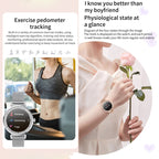 KC06 Women Menstrual Period Smart Watch Bracelet, Blood Pressure / Heart Rate Monitoring, Steel Strap