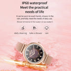 KC06 Women Menstrual Period Smart Watch Bracelet, Blood Pressure / Heart Rate Monitoring, Steel Strap