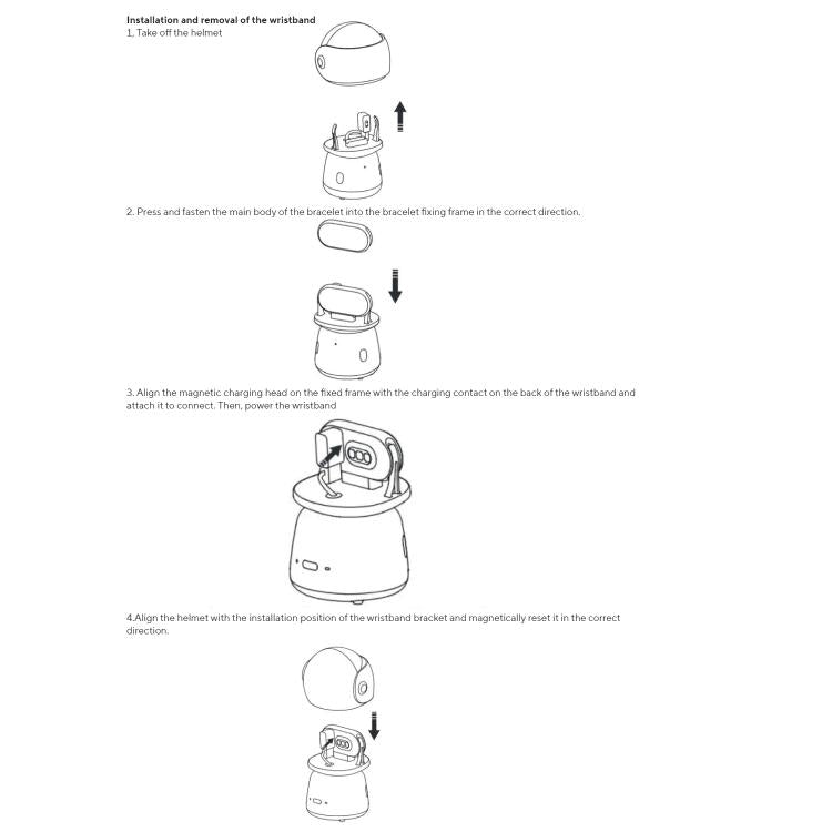 Original Xiaomi Smart Band 10 / 9 / 8 Multi-Function Desktop Setup