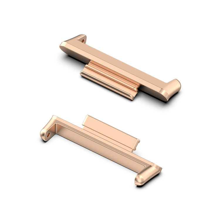 For Huawei Watch Fit 2 2 in 1 Metal Watch Band Connectors — Rose Gold