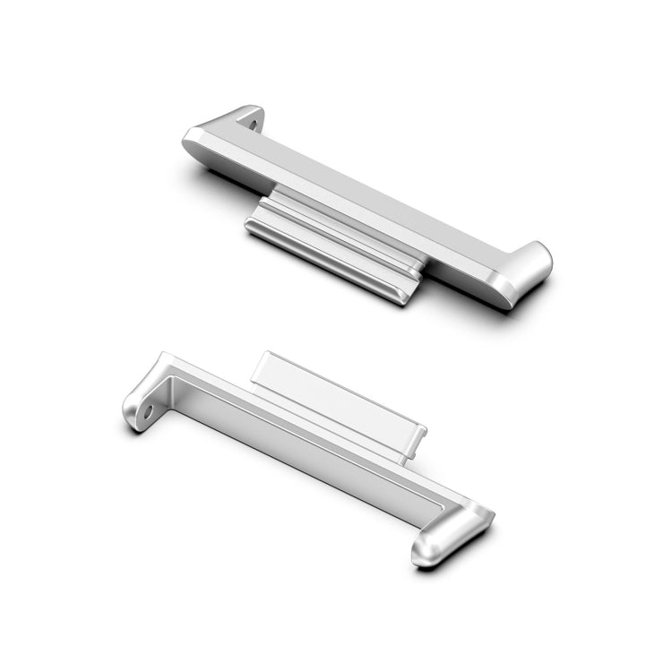 For Huawei Watch Fit 2 2 in 1 Metal Watch Band Connectors — Silver