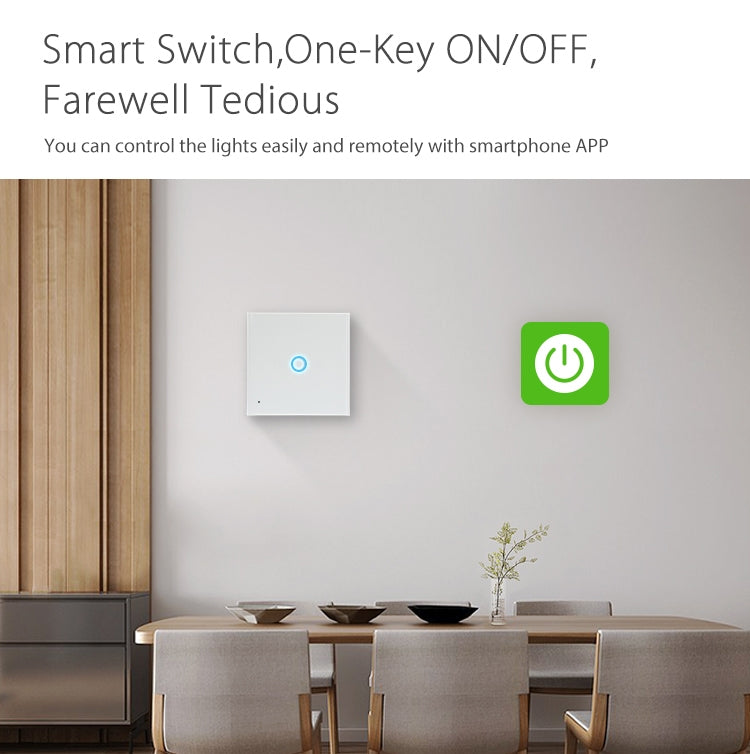 NEO NAS-SC01W Wireless WiFi EU Smart Light Control Switch 1Gang