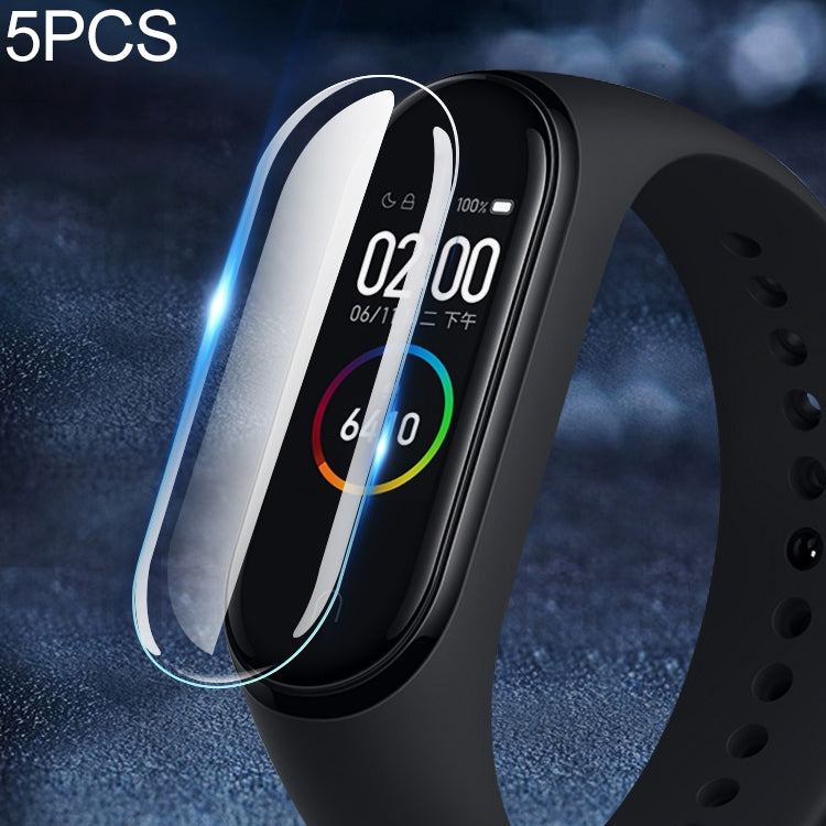 PET Soft Screen Protective Film for Xiaomi Mi Band 5/6, 5 PCS