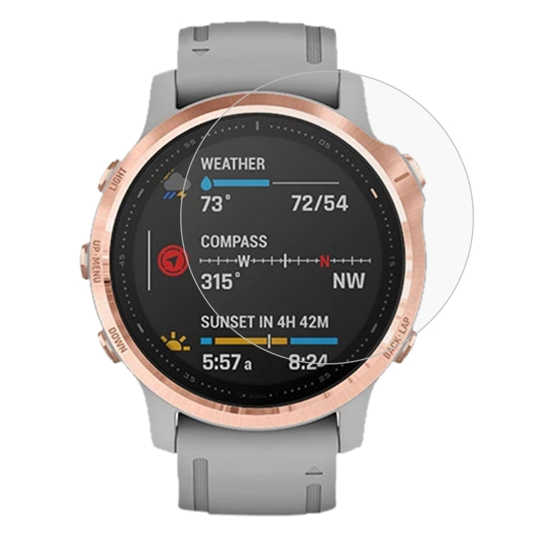 0.26mm 2.5D 9H Tempered Glass Film Screen Protector, For Garmin Fenix 6S