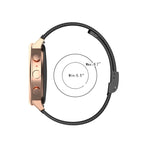18mm Metal Mesh Wrist Strap Watch Band for Fossil Female Sport / Charter HR / Gen 4 Q Venture HR