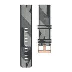 22mm Stripe Weave Nylon Wrist Strap Watch Band for Fossil Gen 5 Carlyle, Gen 5 Julianna, Gen 5 Garrett, Gen 5 Carlyle HR