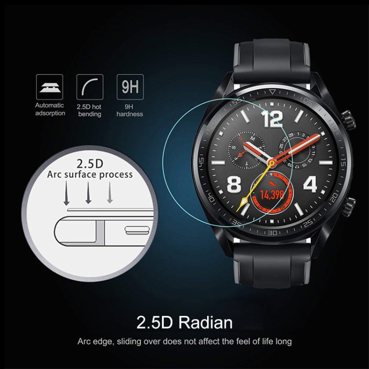 24mm Diametral Universal Tempered Glass Film for Galaxy, LG, Sony, Huawei, Garmin
