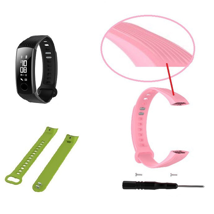 Silicone Watch Band for Huawei Honor Band 3