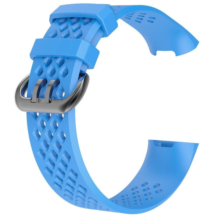 Square Hole Adjustable Sport Watch Band for FITBIT Charge 3