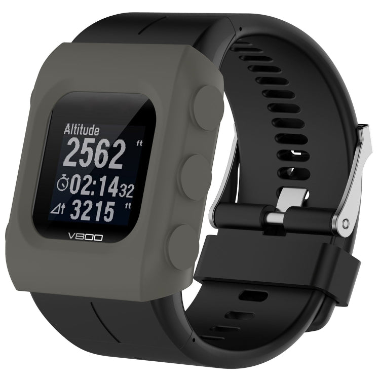Solid Color Silicone Watch Protective Case for POLAR V800 — Blue