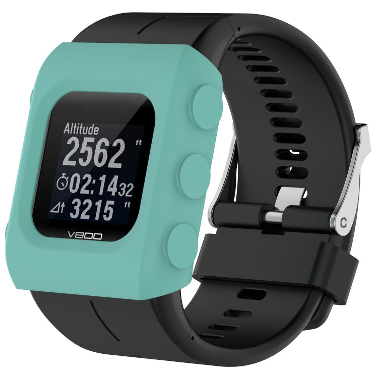 Solid Color Silicone Watch Protective Case for POLAR V800 — Navy Blue