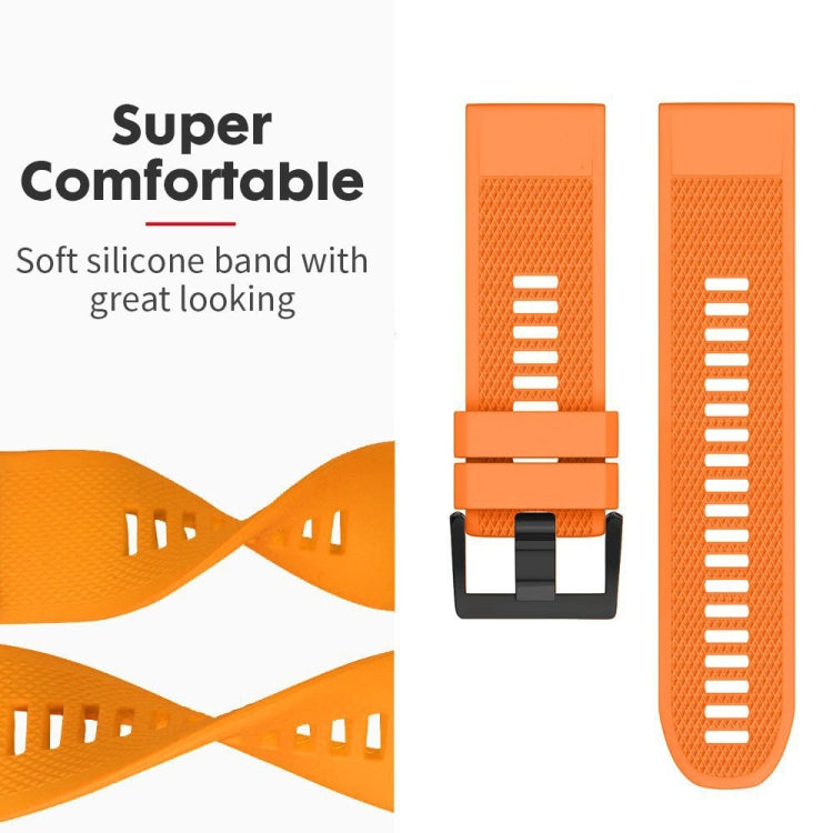 Quick Removable Silicone Watch Band for Fenix 5X 26mm