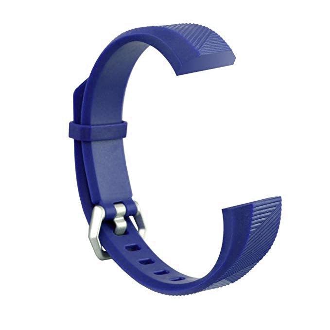 Children Silicone Twilled Watch Band for FITBIT ACE — Purple