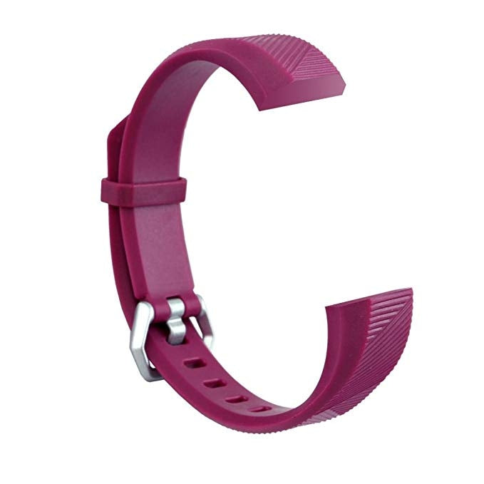 Children Silicone Twilled Watch Band for FITBIT ACE — Light Purple