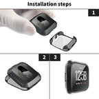 Smart Watch Soft TPU Protective Case for Fitbit Versa