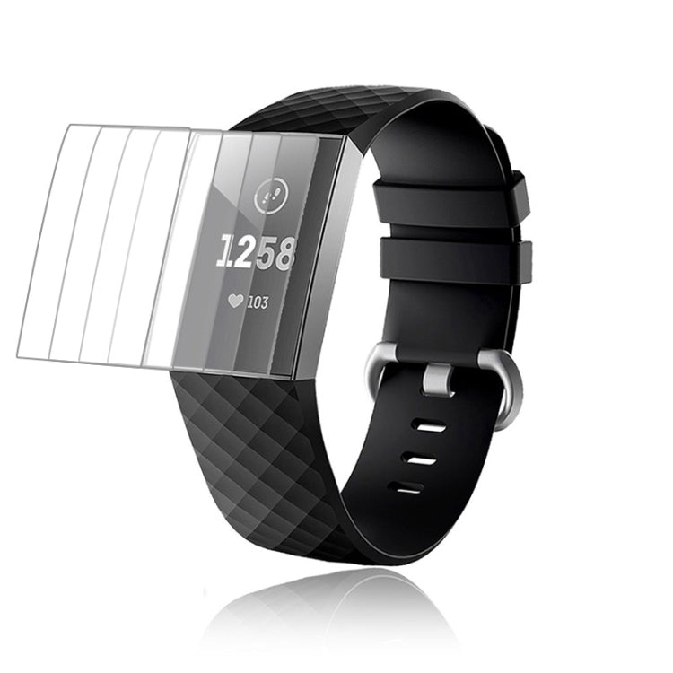 5 PCS for Fitbit Charge 3 / 4 TPU Soft Explosion-proof Screen Film