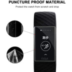 5 PCS for Fitbit Charge 3 / 4 TPU Soft Explosion-proof Screen Film