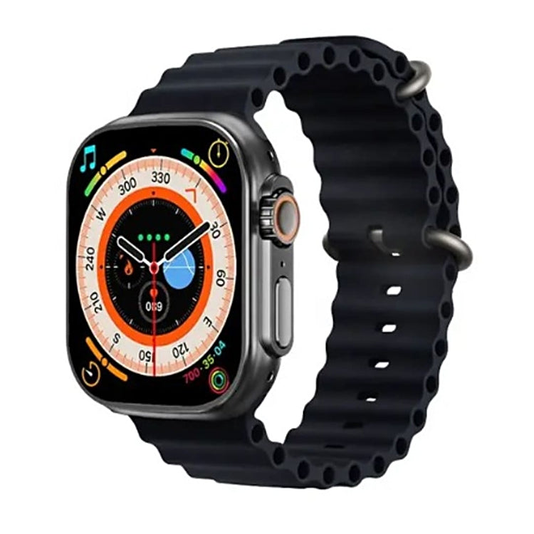 T800 Ultra 1.99 inch Ocean Silicone Band Smart Watch Support Heart Rate / ECG