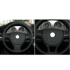 For BMW 5 Series F10 F18 2011-2017 B Edition Car Large Steering Wheel Decorative Sticker, Left and Right Drive Universal
