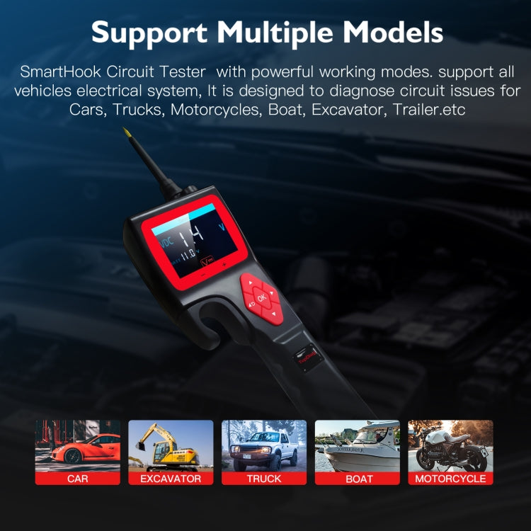 Car Circuit Intelligent Analyzer Diagnostic Instrument, TopDiag P200