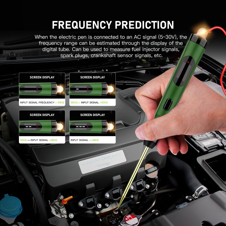 Car Digital Display Positive Load Voltage Measuring Instrument with Light, TopDiag P50