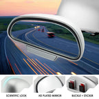 3R-091 Car Blind Spot Left Rear View Wide Angle Adjustable Mirror