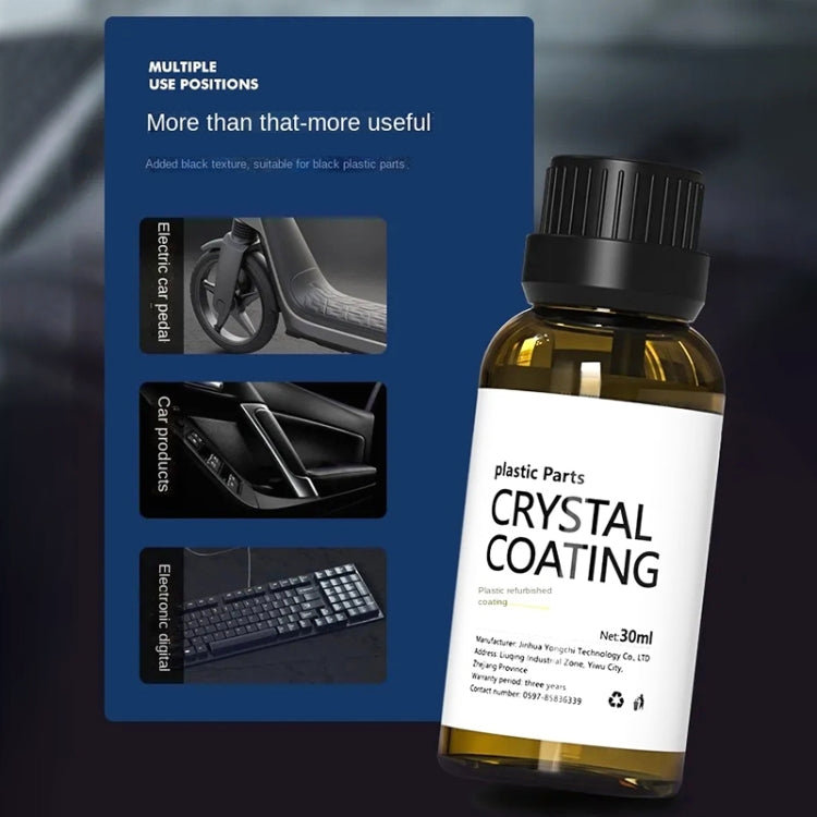 Car Crystal Plating Plastic Refurbishment Fluid, Capacity: 30ml — view 3
