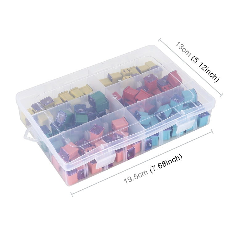 Car Inline Blade Fuse Holder Set, 100 in 1