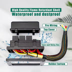 Car 6 Slots Waterproof Relay Fuse Box with Cable, 12V 4 Pin