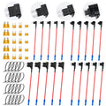 Car Blade Fuse Holder Kits with Cable, 20 in 1